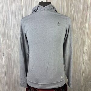OGIO Mens Gray Full Zip Hoodie Athletic Performance Sweatshirt Size M Pullover